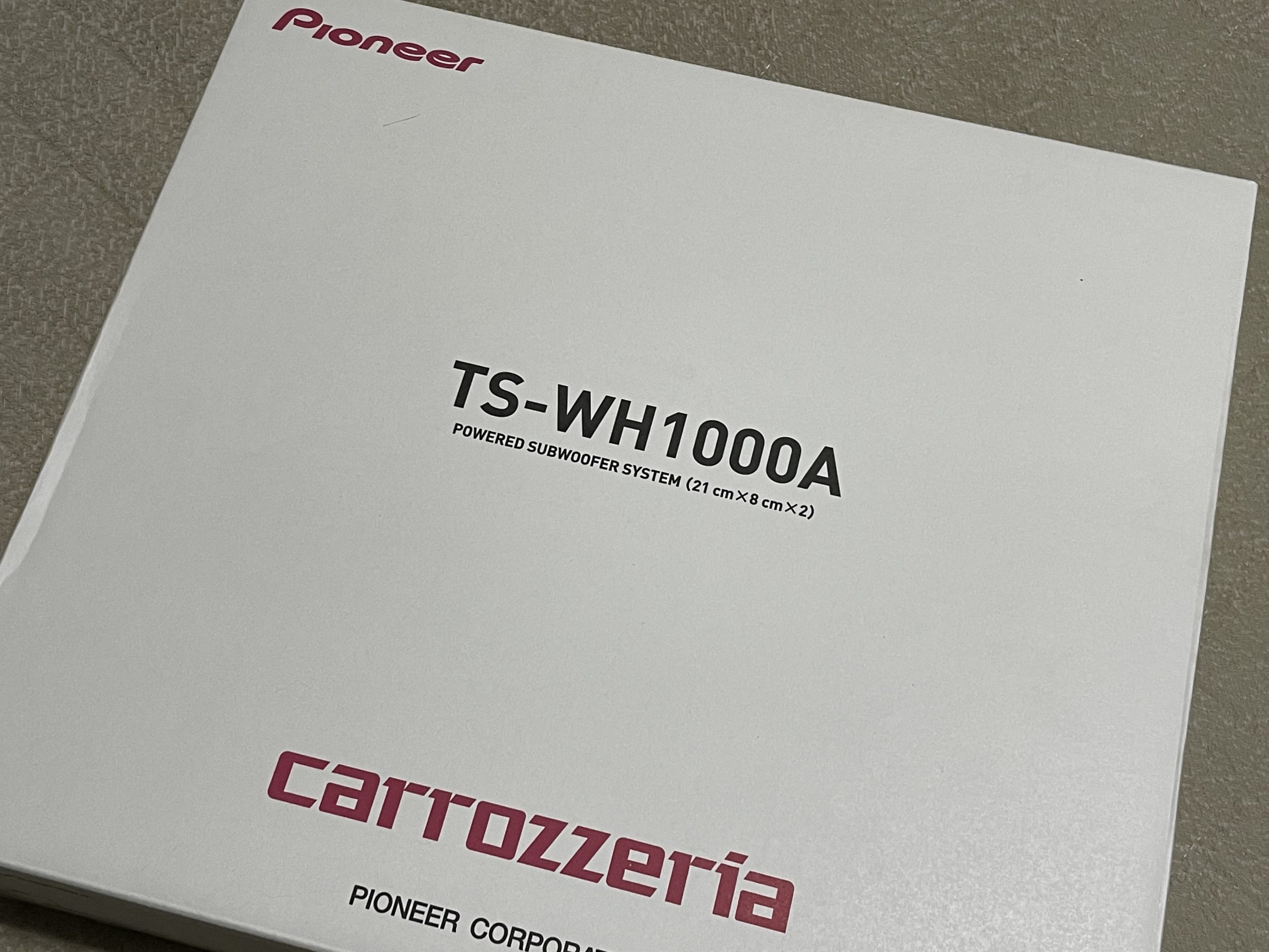 Pioneer TS-WH1000A サブウーファー 21cm×8cm×2パワードサブウーファー TS-WH1000A ｜パイオニア公式