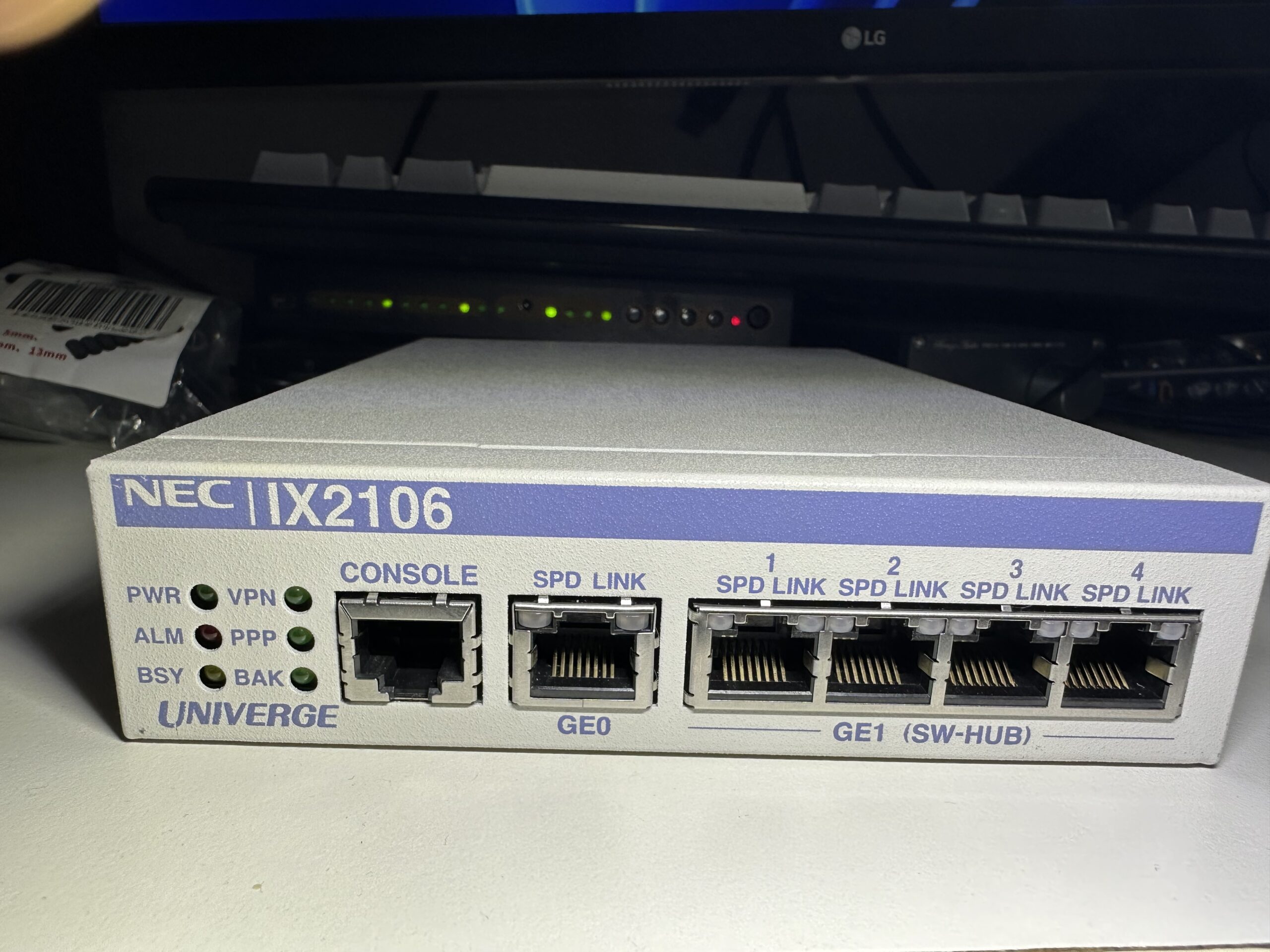 VPN対応ルーター UNIVERGE IX2107( IX2106後継機 )